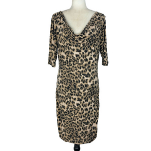 INC leopard print dress